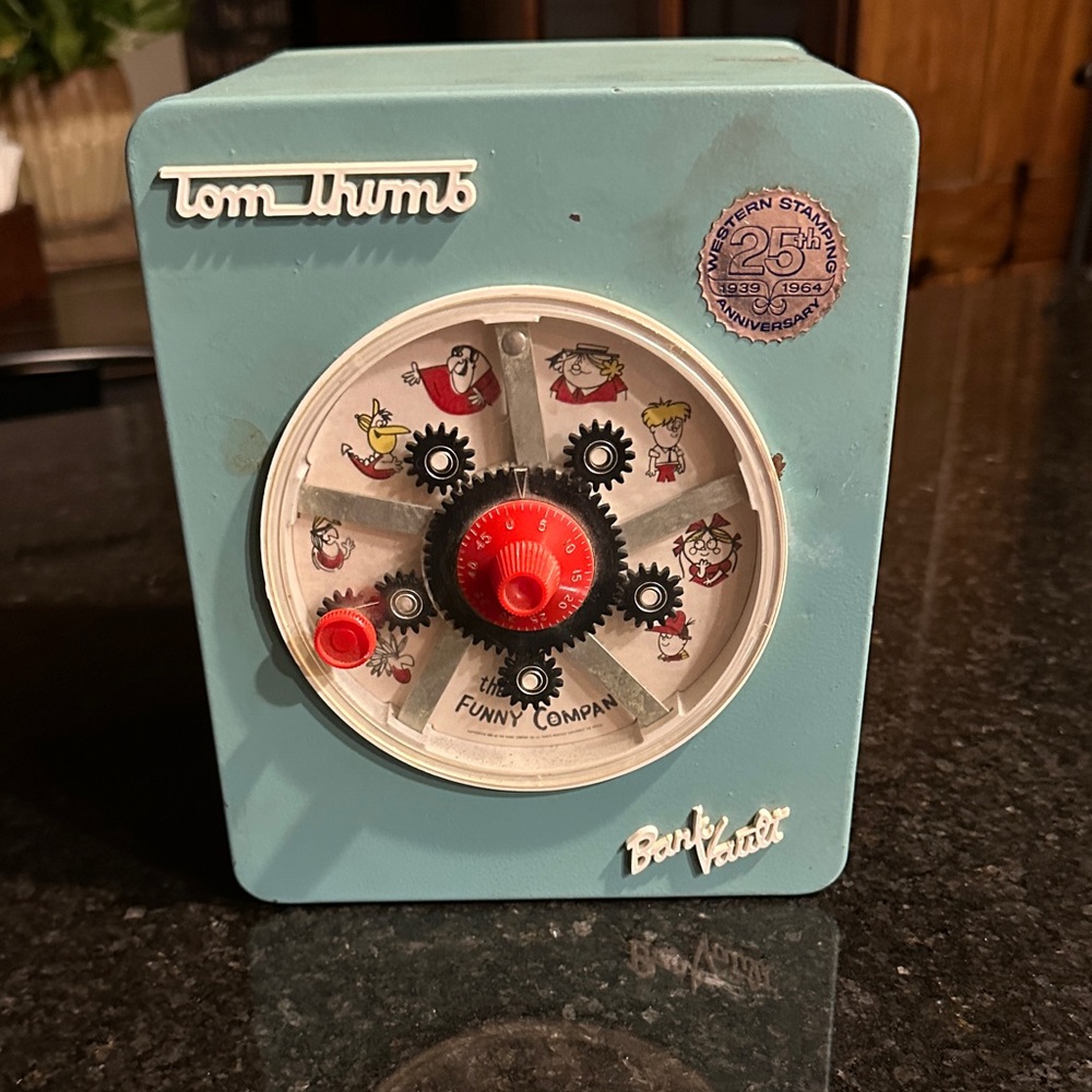 Blue Kids Toy Bank